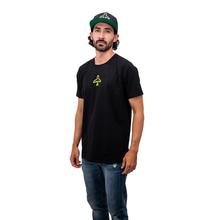 Cargar imagen en el visor de la galería, Camiseta Negra Avion Neon