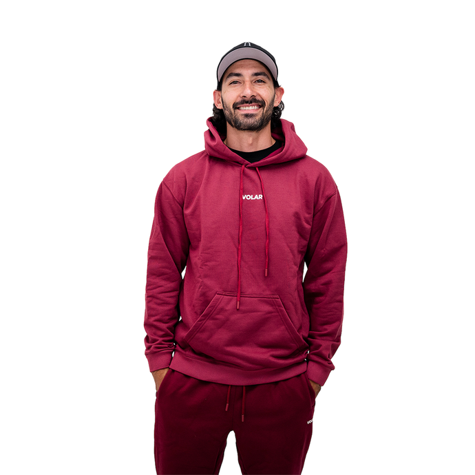 Hoodie Volar Vinotinto