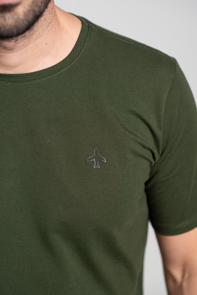 Camiseta Air Verde Militar Masculino - Volar Company